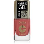 Delia Cosmetics Coral Hybrid Gel gel de unghii fara utilizarea UV sau lampa LED culoare 122 11 ml, Delia Cosmetics