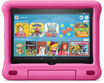 Tableta Amazon Fire 8 HD Kids Edition Afisaj de 8inch 32GB Roz, Amazon
