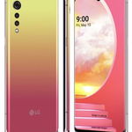 Telefon Mobil LG Velvet, Procesor Snapdragon 765G Octa-core, P-OLED Capacitive touchscreen 6.8", 6GB RAM, 128GB Flash, Camera Tripla 48+8+5MP, 5G, Wi-Fi, Single SIM, Android (Portocaliu)