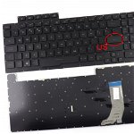 Tastatura Asus ROG STRIX SCAR III G731GV cu modul iluminare RGB layout US fara rama enter mic, Asus