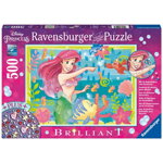 Puzzle Ariel, 500 Piese + Stickere, Ravensburger