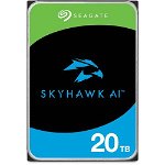 Hard Disk SEAGATE SkyHawk AI Surveillance, 20TB, 7200RPM, SATA3, 256MB, ST20000VE002