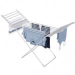 Uscator rufe electic HOMA DR-230WF, 230W, 15 kg max, 20 bare, Temperatura maxim 55°C, Argintiu, HOMA