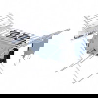 Uscator rufe electic HOMA DR-230WF, 230W, 15 kg max, 20 bare, Temperatura maxim 55°C, Argintiu, HOMA