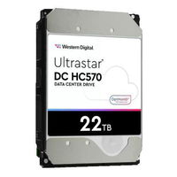 Hard disk, Western Digital, 22TB WD 3.5" Ultrastar DC HC570 SATA Winchester, 0F48155/WUH722222ALE6L4, 0F48155