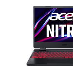 Gaming 15.6'' Nitro 5 AN515-46, FHD IPS 144Hz, Procesor AMD Ryzen 7 6800H (16M Cache, up to 4.7 GHz), 16GB DDR5, 512GB SSD, GeForce RTX 3050 4GB, No OS, Obsidian Black, Acer