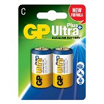 Baterie gp batteries, ultra+ alcalina c (lr14) 1.5v alcalina, blister 2 buc. "gp14aup-2ue2" "gppca14up011" (include tv 0.16lei)