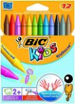 Set creioane colorate cerate BIC Plastidecor, 12 buc