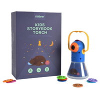 Jucarie Proiector cu 12 povesti pentru copii si lampa de veghe, Mideer