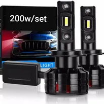set 2 leduri h7 evo80 , 200w , 12000lm , supercanbus, hy power, new 2021, led light alex