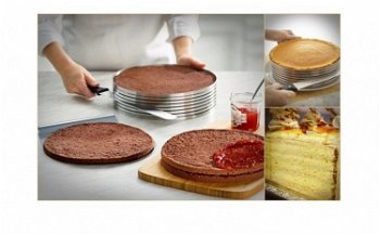 Feliator reglabil pentru blat de tort, la doar 59 RON in loc de 122 RON, Anicar Online