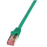Cablu Patchcord Logikink Cat.6 S/FTP PIMF PrimeLine 1,50m, verde, LogiLink