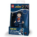 Breloc cu LED LEGO Super Heroes Clark Kent