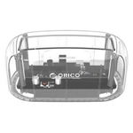 Rack HDD Orico 2.5 3.5 inch USB3.0 transparent cu docking station