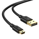 Cablu Date Ugreen US132 USB 2.0 A Male To Mini USB 5Pin Male 1m, Black, Ugreen