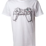 Tricou Playstation White Controller - XL