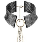 Bijoux Indiscrets Métallique Collar zgardă black 33 cm, Bijoux Indiscrets