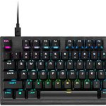 Tastatura Gaming Mecanica CORSAIR K60 PRO TKL RGB TENKEYLESS, Optical, USB 3.0 or 3.1 Type-A, Full Key (NKRO) with 100% Anti-Ghosting, Black, CORSAIR