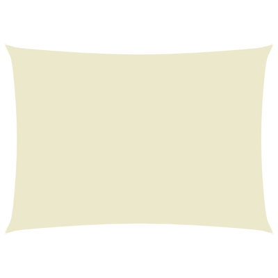 vidaXL Panza parasolar crem 2 5x5 m tesatura oxford dreptunghiular