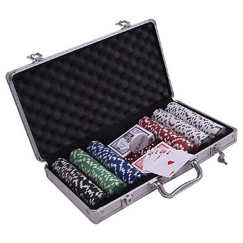 Set poker cu 500 jetoane ABS (11,5g) model ULTIMATE si servieta din aluminiu