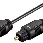 Cablu optic TOSLINK tata - TOSLINK tata 1m Well ; Cod EAN: 5948636001389