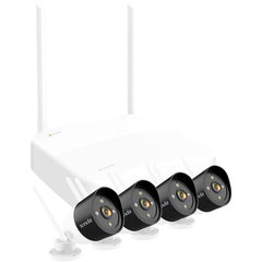Tenda Kit supraveghere wireless HD 4 canale, K4W-3TC, Wi-Fi Network Video Recorder: IP Video Input: 4-ch, Resolution: Up to 3MP, Input Bandwidth: 60 Mbps, HDMI Output: 1-ch, 1920 × 1080p/60Hz, 1280 × 1024/60Hz, 1280 × 720/60Hz, VGA Output: 1-ch, 1920 × 1080p/60Hz, 1280 × 1024/60Hz, 1280 × 720/60Hz