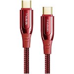 Cablu Type-C la Type-C Mcdodo Super Charge Red (1.2m, 100W)