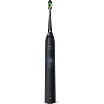 Philips Periuta de dinti sonica electrica Philips Sonicare ProtectiveClean HX6800/44, 62000 miscari/minut, 1 mod de curatare, 2 intensitati, senzor presiune, functie BrushSync, 1 cap de periere, Negru