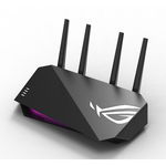 Asus Router gaming wireless ASUS GS-AX3000, WiFi 6, MU-MIMO, Mobile Game Mode, compatibil PS5, Instant Guard, Gear Accelerator, 4 antene Wi-Fi, Asus