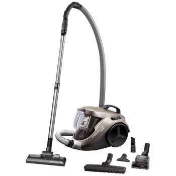 Aspirator fara sac Rowenta Compact Power RO3786, 750 W, 1.5 l, Filtru de inalta eficienta, Maro
