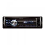 Radio auto bluetooth, USB, SD, AUX, ecran LED, microfon, telecomanda Albastru, Sal