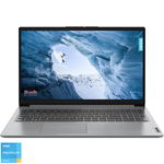 Laptop Lenovo 15.6'' IdeaPad 1 15IAU7, HD, Procesor Intel® Pentium® Gold 8505 (8M Cache, up to 4.40 GHz), 5 nuclee, 4GB DDR4, 256GB SSD, GMA UHD, No OS, Cloud Grey