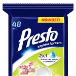 Servetele umede dezinfectante pentru toalete,  48 buc/pachet, Presto
