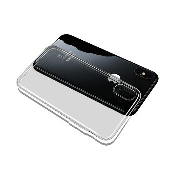 Carcasa iPhone X / XS Mcdodo Crystal Soft Slim Jacket Black