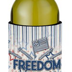 Caroline`s Treasures Libertatea trebuie să fie realizat sticla de vin Beverge Izolator Hugger Mltcl Wine Bottle, 