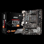 Placa de baza MSI A320M-A PRO MAX, socket AM4