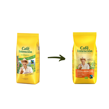 JJ Darboven Intencion Caffe Crema BIO Fairtrade 1kg cafea boabe