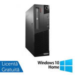 Nou! Calculator Sistem PC Lenovo Thinkcentre M93p SFF (Procesor Intel® Core™ i3-3220 (3M Cache, up to 3.30 GHz), 4GB, 250GB HDD, DVD-ROM, Intel® HD Graphics 2500, Windows 10 Home)