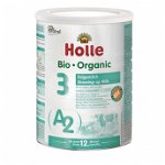 Lapte praf BIO A2 pentru sugari, Formula 3, 800g - Ambalaj deteriorat, Holle Baby