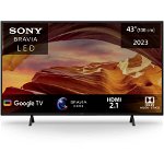 Televizor LED Sony BRAVIA 43X75WL, 108 cm, 4K Ultra HD, Smart Google TV, Clasa G (Model 2023)