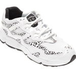 Pantofi sport NEW BALANCE albi, WL850, din material textil si piele ecologica