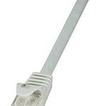 LOGILINK - Cablu Patchcord U/UTP, CAT6, EconLine 1m, gri, Logilink