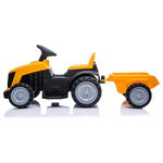 Tractor electric cu remorca pentru copii TR1908T, verde