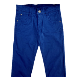 Pantalon albastru pentru fetite COD 278, 