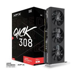 Placa video XFX AMD Radeon RX 7600 Speedster QICK 308 Black Edition 8GB GDDR6 128 bit