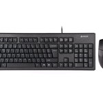 Kit Tastatura + Mouse A4-TECH KRS-8372, USB, Black