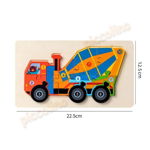 Puzzle lemn - Betoniera, 