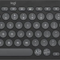 Kit mouse si tastatura wireless LOGITECH Pebble 2 Combo, Bluetooth, grafit