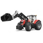 Tractor Bruder - Massey Ferguson 7624 cu incarcator frontal, 1:16