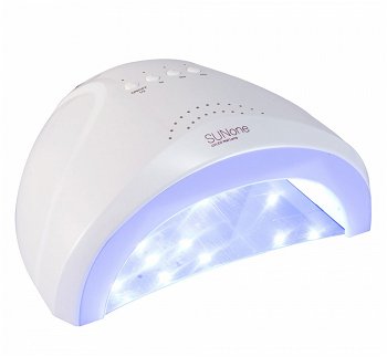 Lampa unghii UV LED SUNone 48 W, Hybrid, Double Light Led pentru uscat oja semipermanenta sau gel UV